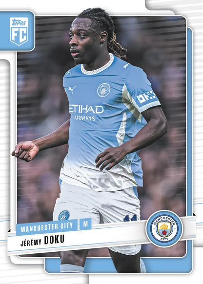 2026/27 Topps Collector Tin Manchester City (35 Cards per tin) 2 Sequentially numbered parallels per tin