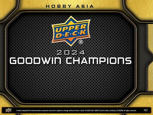 2024 Upper Deck Goodwin Champions Hobby Box (15 pack per box, 5 kartu per pack)