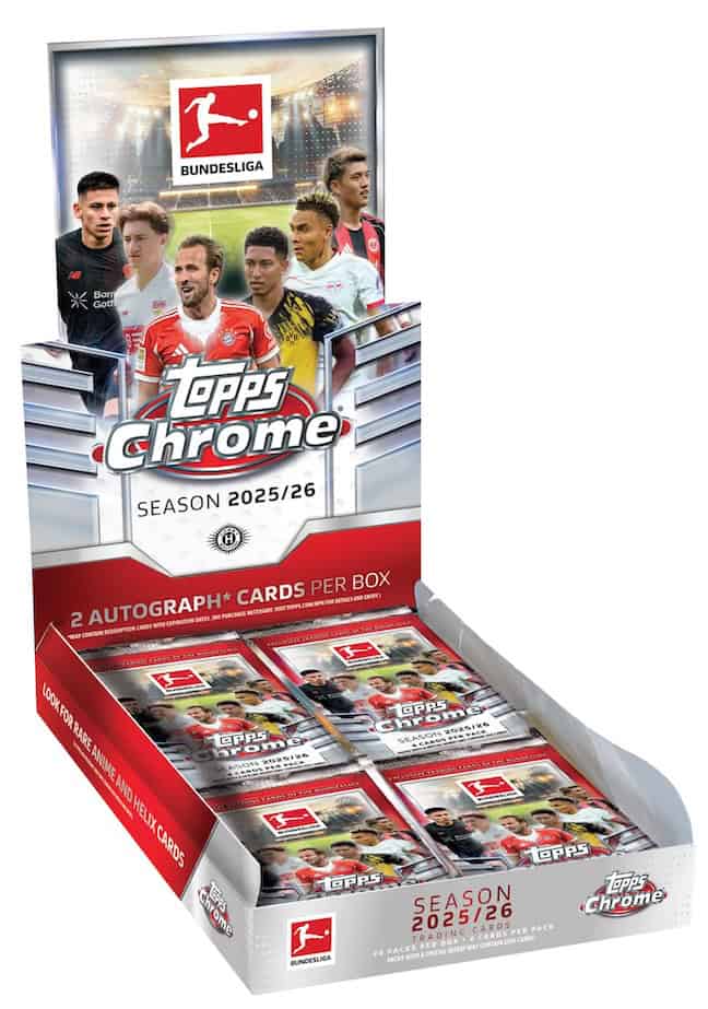 2025/26 Topps Chrome Bundesliga Soccer Hobby Box