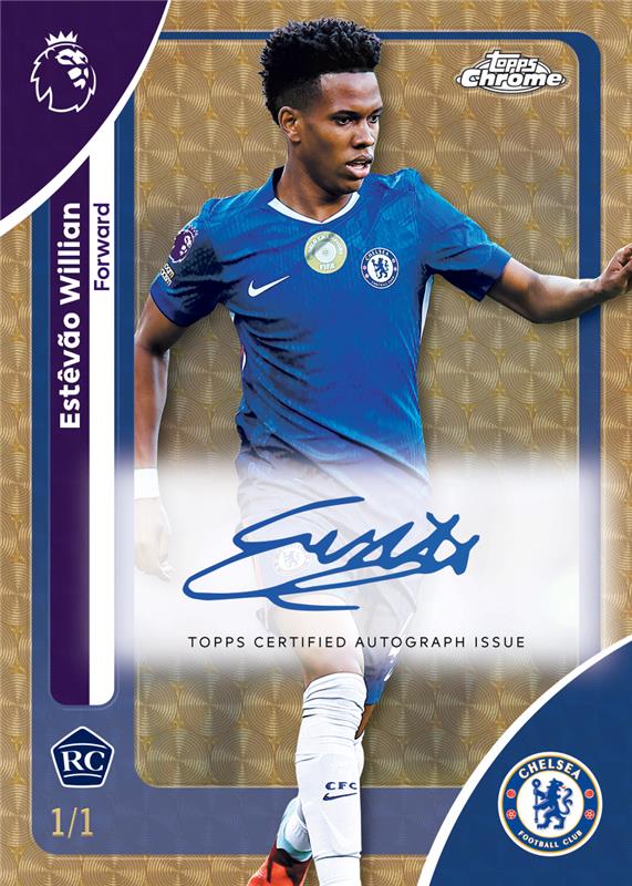 Estevao Willian Chrome Autograph SuperFractor