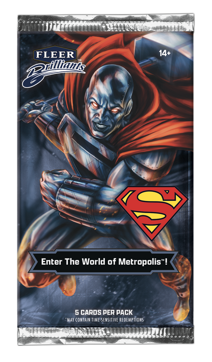 2025 Upper Deck Fleer Brilliants Superman Mega Box Pack (5 kartu per pack)