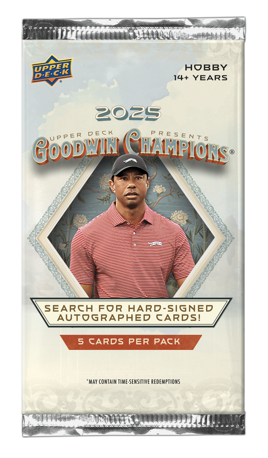 2025 Upper Deck Goodwin Champions Hobby Pack (5 kartu per pack)