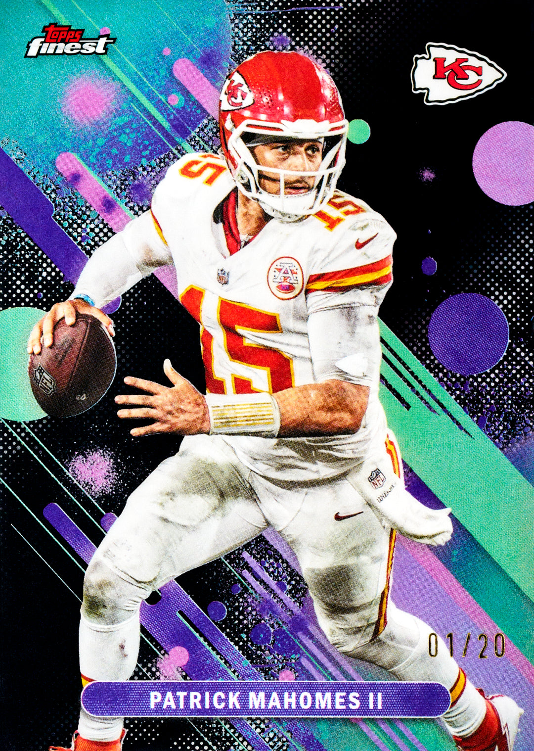 2025 Topps Finest Football Hobby Box (10 Cards Per Pack, 6 Pack Per Box) 2 Autographs Per Box