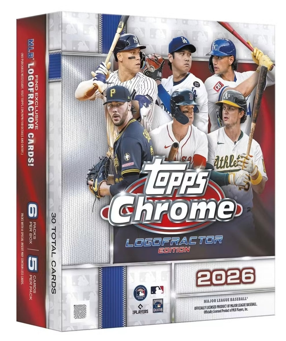 2026 Topps Chrome Baseball Logofractor Edition Box