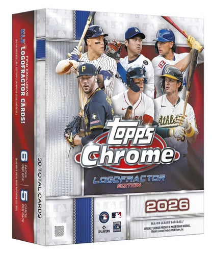 2026 Topps Chrome Baseball Logofractor Edition Box