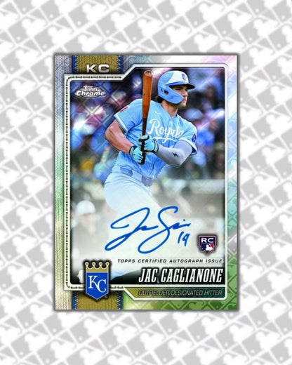 2026 Topps Chrome Baseball Logofractor Edition Jac Caglianone Autograph