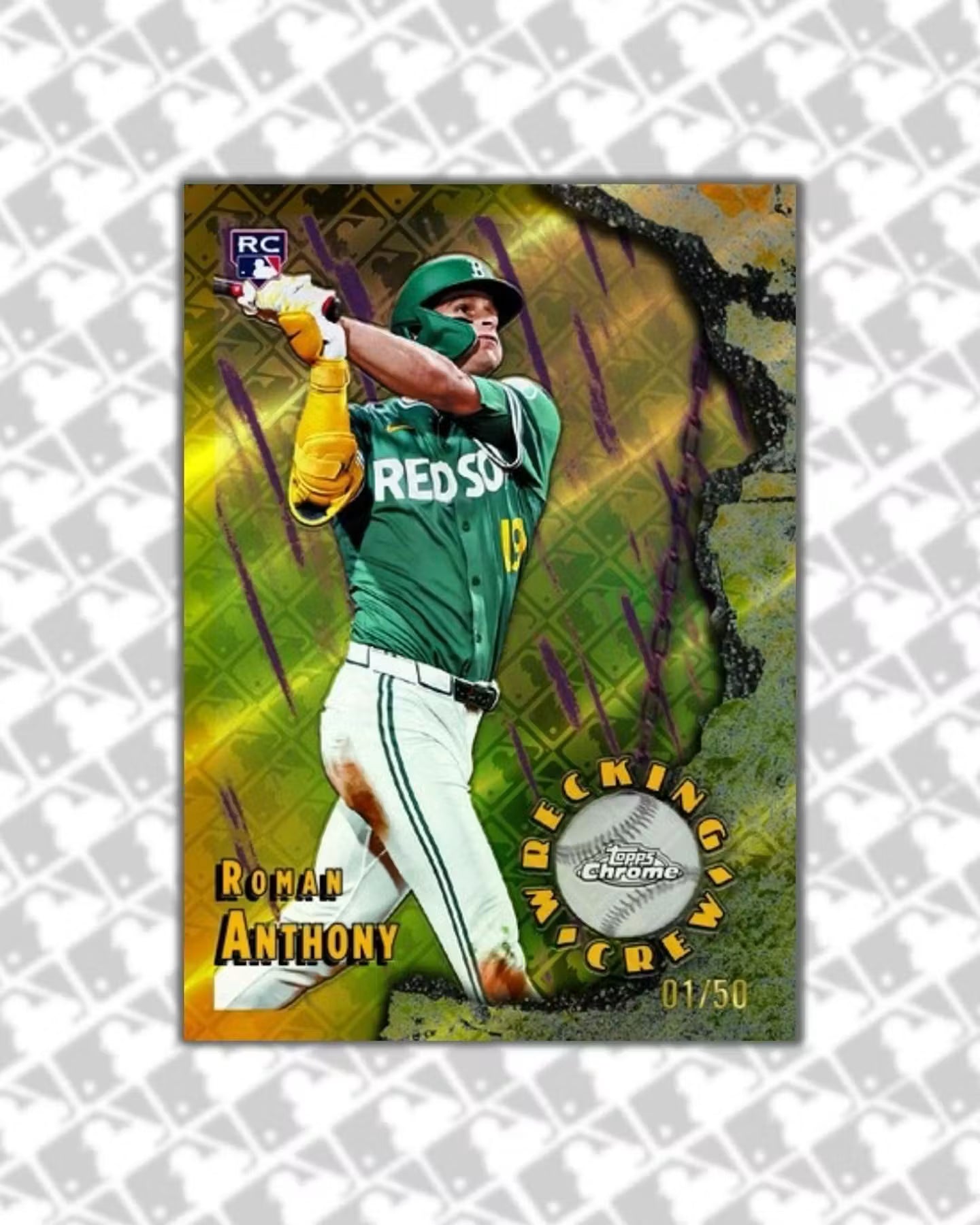 2026 Topps Chrome Baseball Logofractor Edition Roman Anthony Limit 50