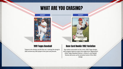 2026 Topps Series 2 Baseball Value Box (12 Cards Per Pack, 6 Packs Per Box) Look For Holiday Parallels