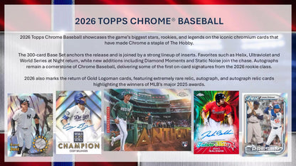 2026 Topps Chrome Baseball Detail