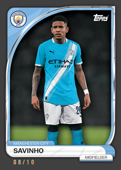 2025/26 Topps Manchester City Collector Tin Savinho