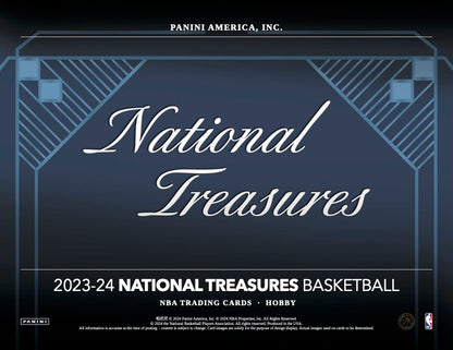 2023/24 Panini National Treasures Basketball Hobby Case (4 box per case)