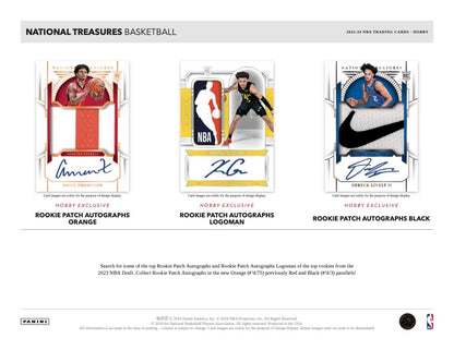 2023/24 Panini National Treasures Basketball Hobby Case (4 box per case)