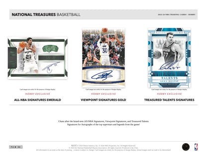 2023/24 Panini National Treasures Basketball Hobby Case (4 box per case)