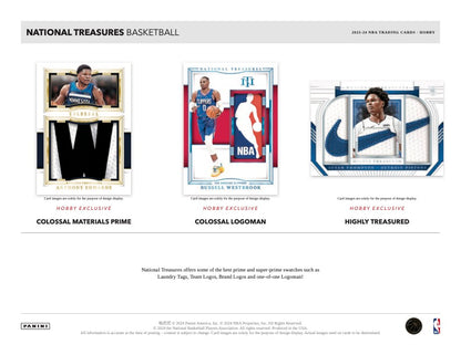 2023/24 Panini National Treasures Basketball Hobby Case (4 box per case)