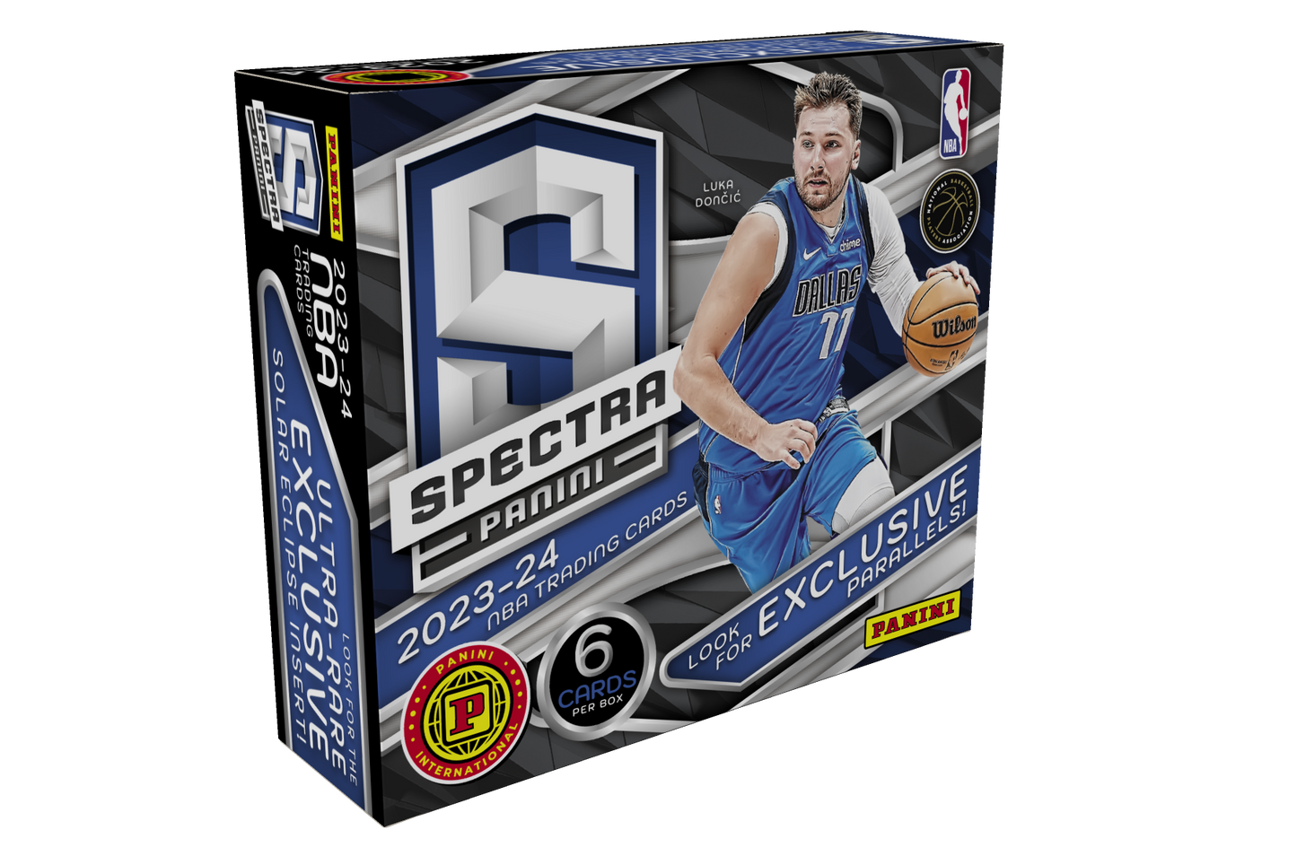 2023/24 Panini Spectra Basketball International Hobby Box (6 kartu per box) - 1 autograph/insert/titan per box