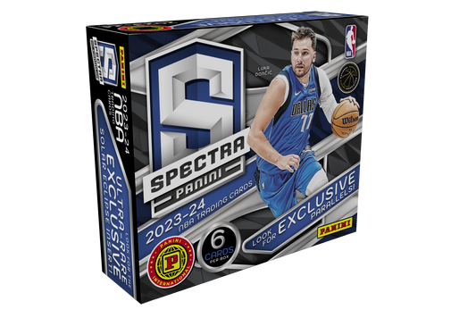 2023/24 Panini Spectra Basketball International Hobby Box (6 kartu per box) - 1 autograph/insert/titan per box