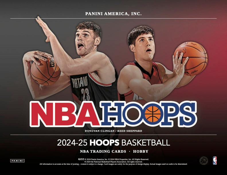 2024/25 Panini Hoops Basketball Hobby Pack (8 kartu per pack)