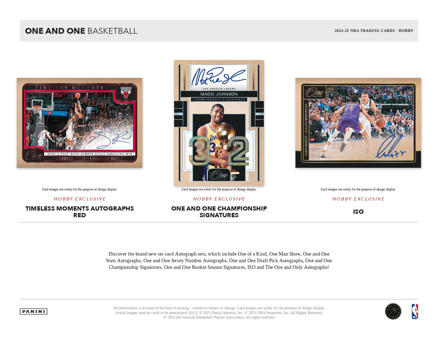 2024-25 One And One Basketball Hobby Box Autograph Card
