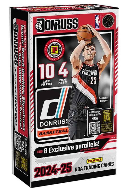 2024/25 Panini Donruss Basketball Hobby International Box (4 pack per box, 10 kartu per pack) Nimitz Cards