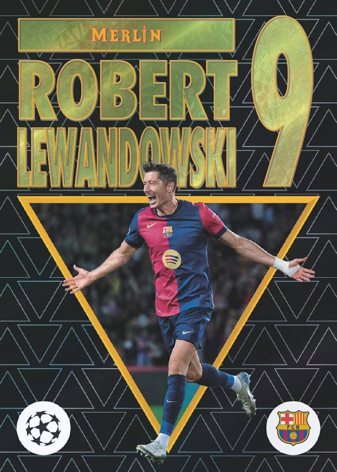 2024/25 Topps Chrome Merlin UEFA Club Competitions Soccer Breaker Delight Box Robert Lewandowski