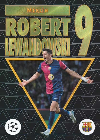 2024/25 Topps Chrome Merlin UEFA Club Competitions Soccer Breaker Delight Box Robert Lewandowski