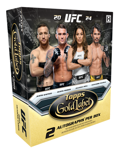 2024 Topps Gold Label UFC Hobby Box (7 pack per box, 5 kartu per pack) - 2 autograph per box