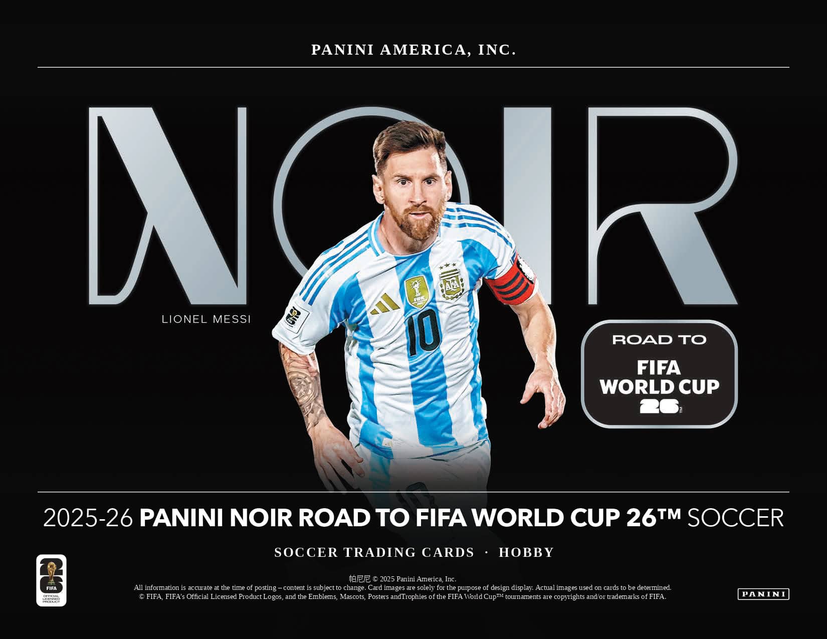 2025/26 Panini Noir Road to FIFA World Cup Banner