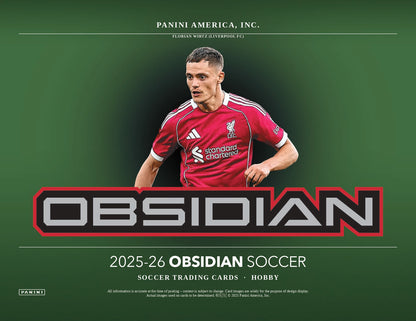 2025/26 Panini Obsidian Soccer Hobby Box Banner