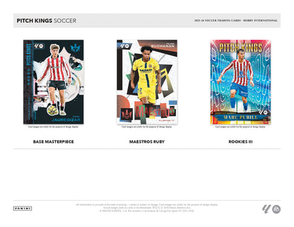 2025/26 Panini Pitch Kings Soccer Base Masterpiece Card