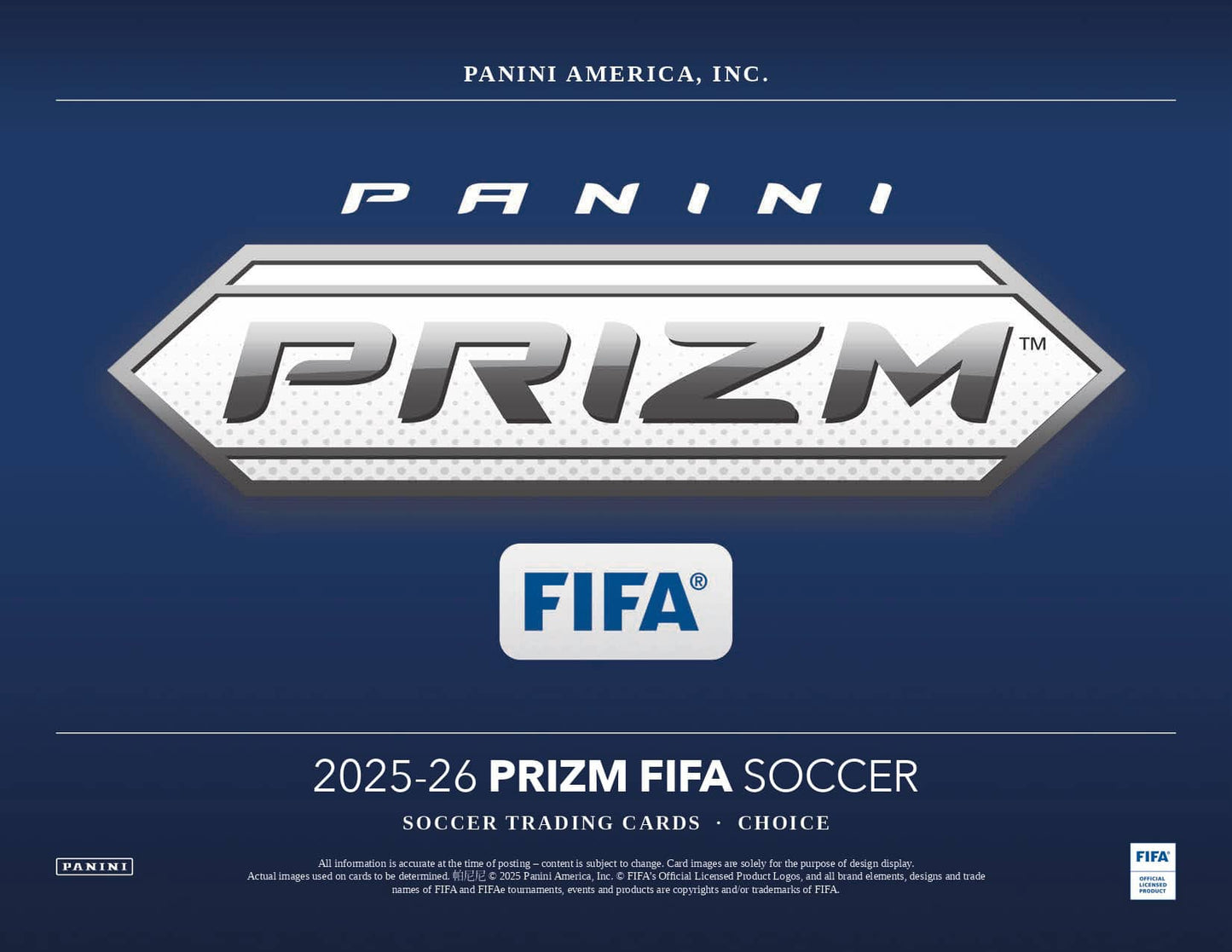 2025/26 Panini Prizm FIFA Choice Box Banner
