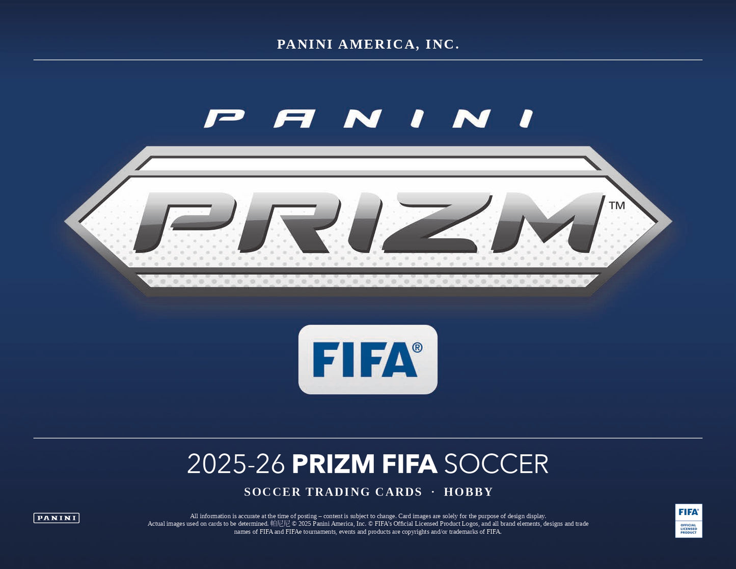 2025/26 Prizm FIFA Soccer Hobby Banner