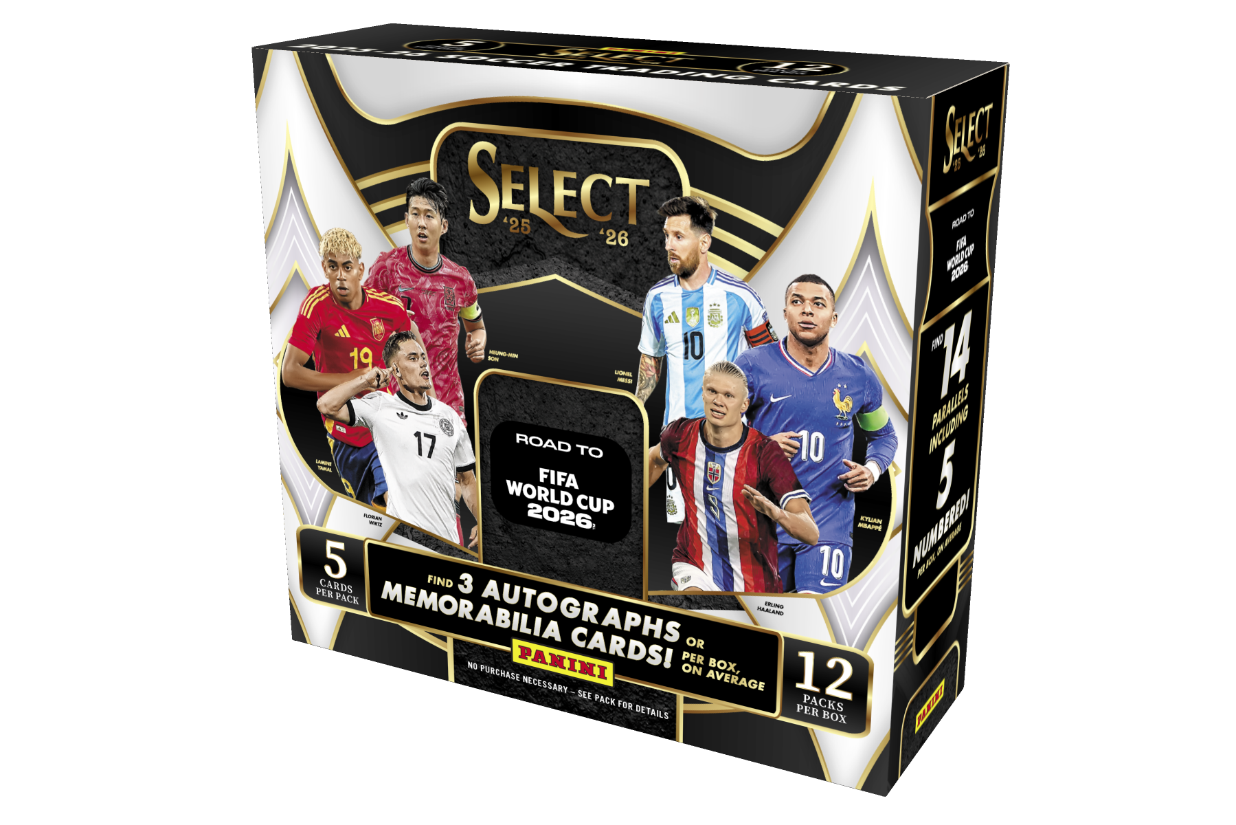 2025/26 Panini Select Road to FIFA World Cup 2026 Hobby Box 