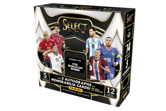 2025/26 Panini Select Road to FIFA World Cup 2026 Hobby Box 