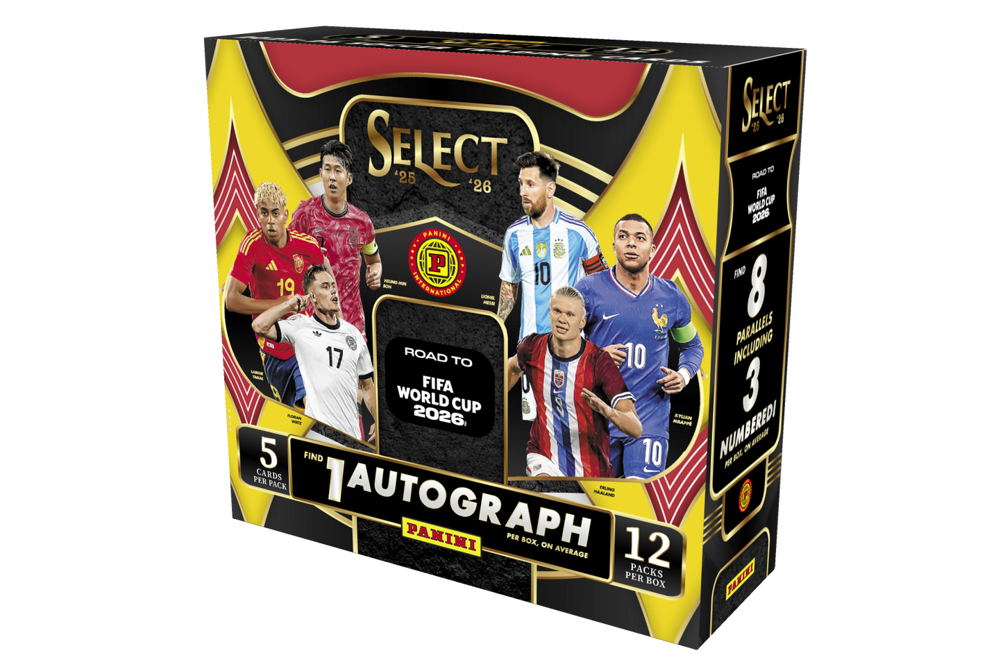 2025/26 Panini Select Road to FIFA World Cup Soccer Hobby International Box