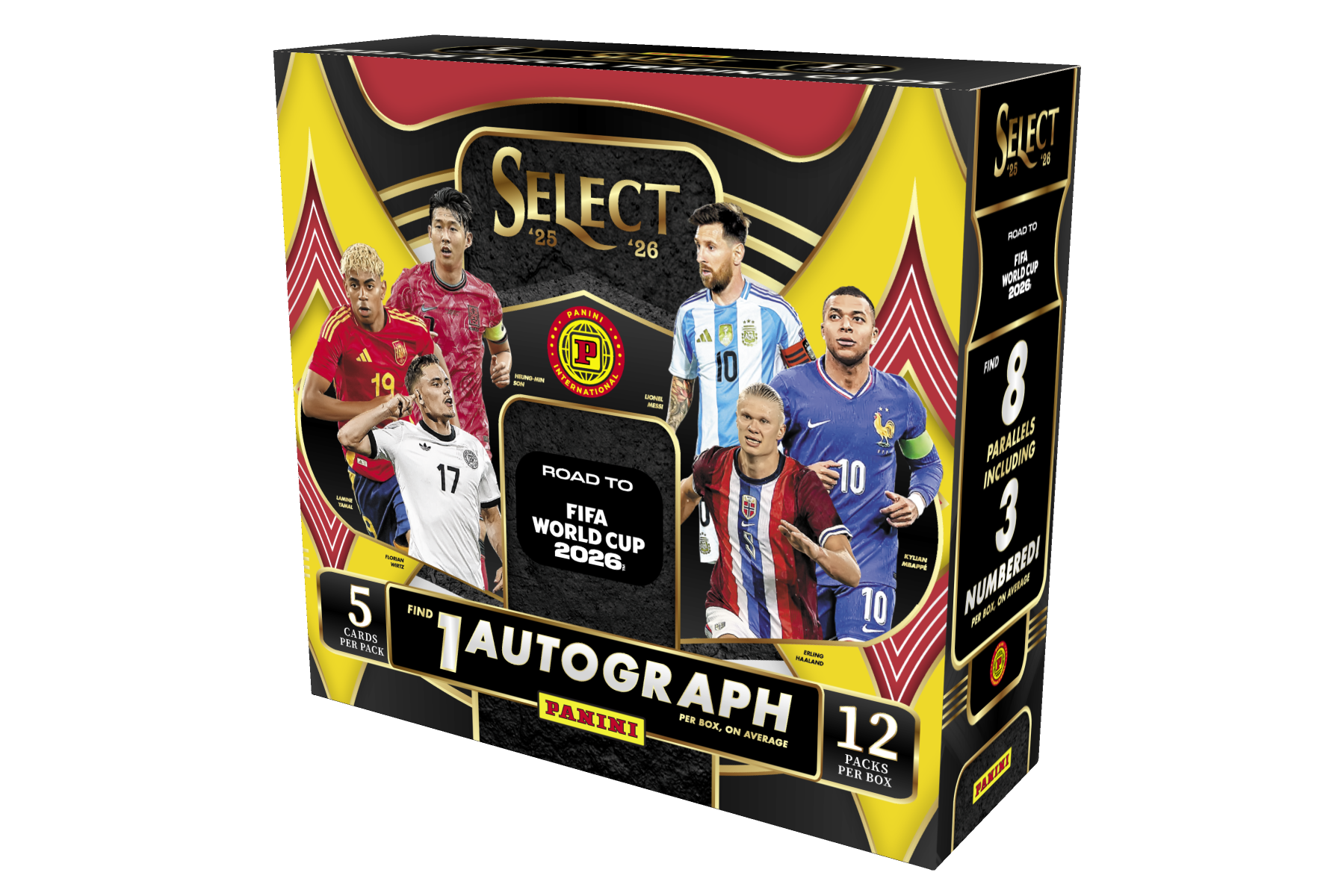 2025/26 Panini Select Road to FIFA World Cup Soccer Hobby International Box