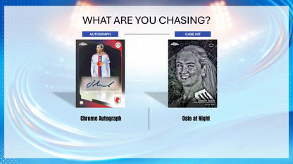 2026 Topps Chrome UEFA Women’s Champions League UWCL Hobby Box  Oslo At Night