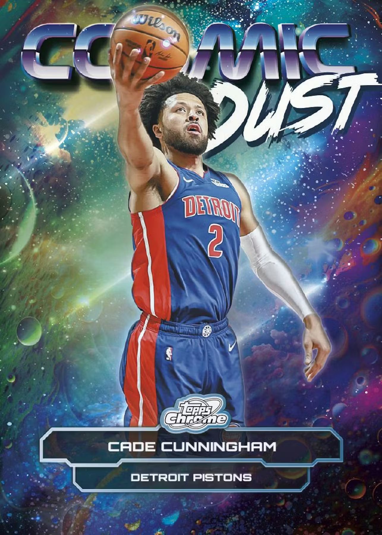 2025/26 Topps Cosmic Chrome Basketball Hobby Box 2 Base Refractors