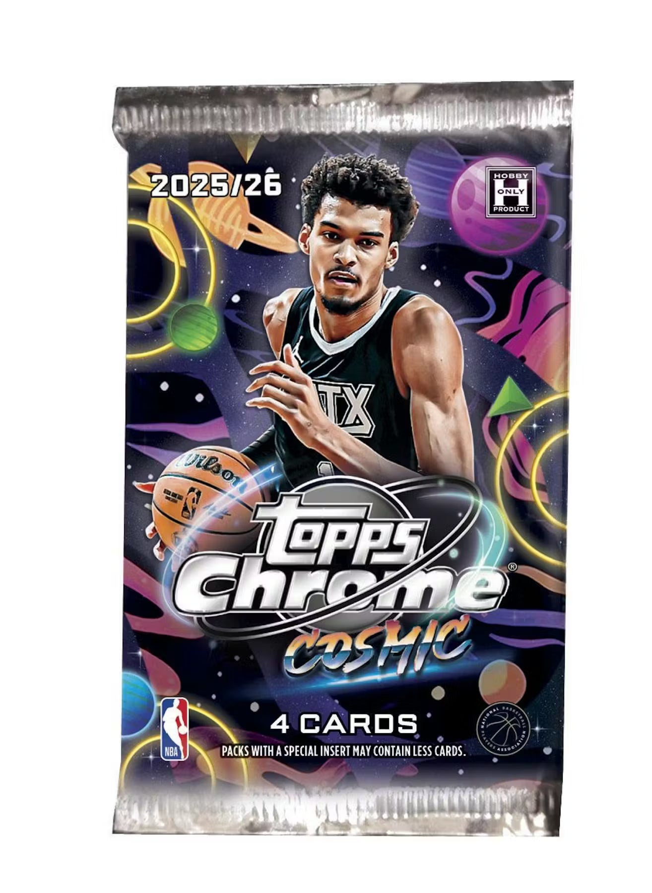 2025/26 Topps Cosmic Chrome Basketball Hobby Box 2 Base Refractors