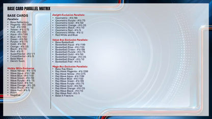 2025/26 Topps Chrome Update Series Basketball Base Card