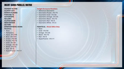 2025/26 Topps Chrome Update Series Basketball Insert Cards