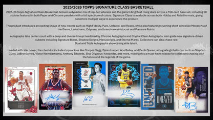 2025/26 Topps Signature Class Basketball Detail