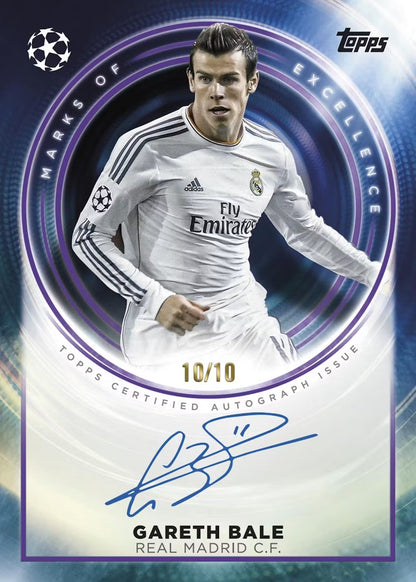 2026 Topps Inception UCC Soccer Hobby Box Gareth Bale Real Madrid C.F Autograph Cards