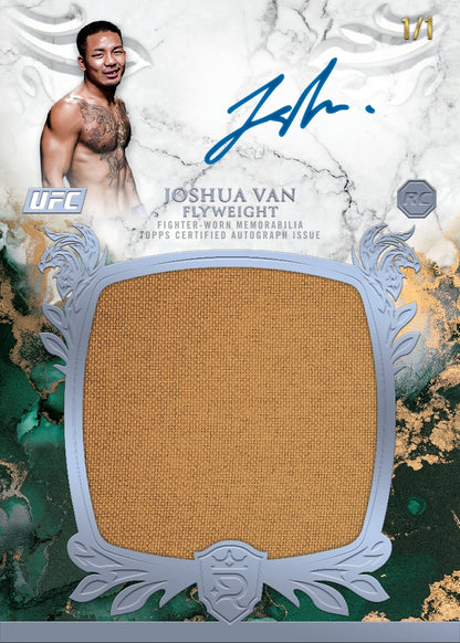 Josua Van Flyweight Rookie Relic Autographs Card