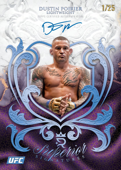 Dustin Poirier Lightweight Superior Signature Card