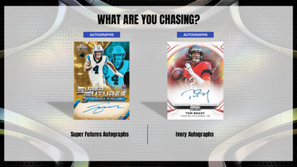 2025 Topps Chrome Black Football Super Futures Autographs Card