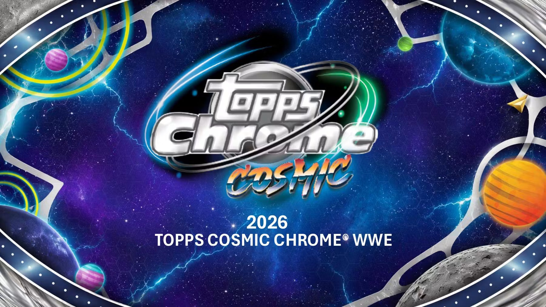 2026 Topps Cosmic Chrome WWE Hobby Box Base Detail