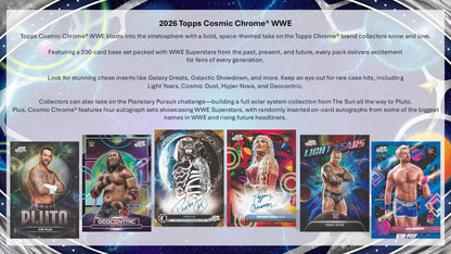 2026 Topps Cosmic Chrome WWE Hobby Box Base Card List Detail