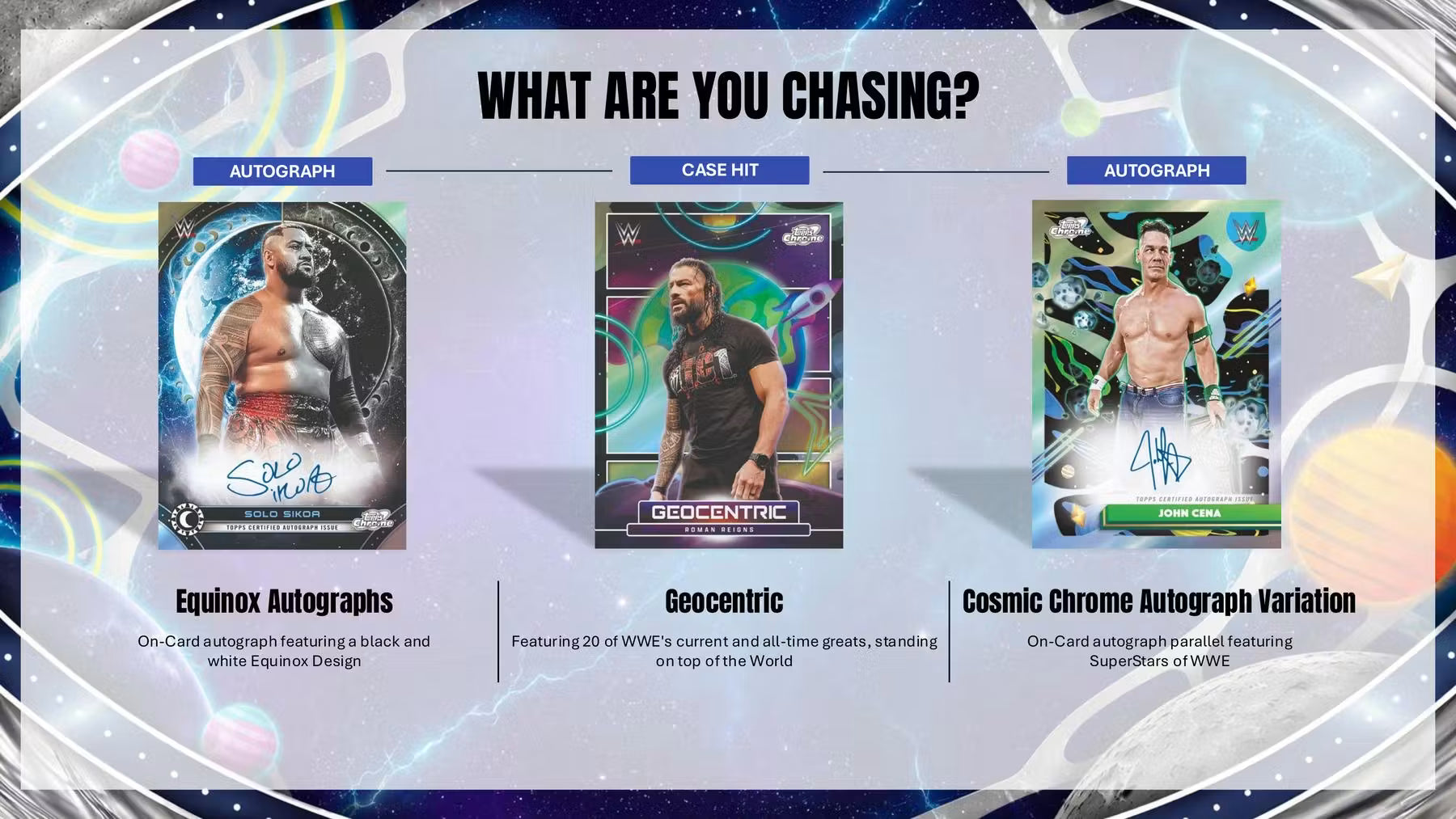 2026 Topps Cosmic Chrome WWE Hobby Base Case Hit Cards