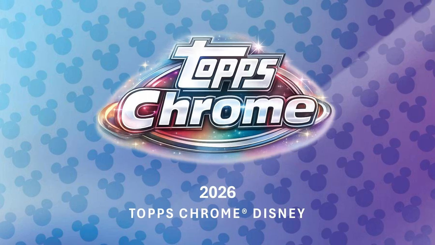 2026 Topps Chrome Disney Value Pack Banner
