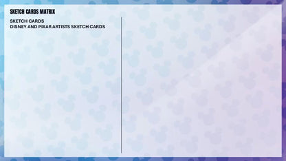 2026 Topps Chrome Disney Value Box Sjketch Card